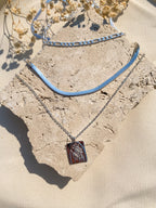 Palm Tree Pendant Necklace | Sterling Silver