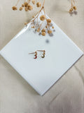 18k Gold Moon Mini Dangles