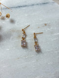 Rectangle Cubic Zirconia Dangles