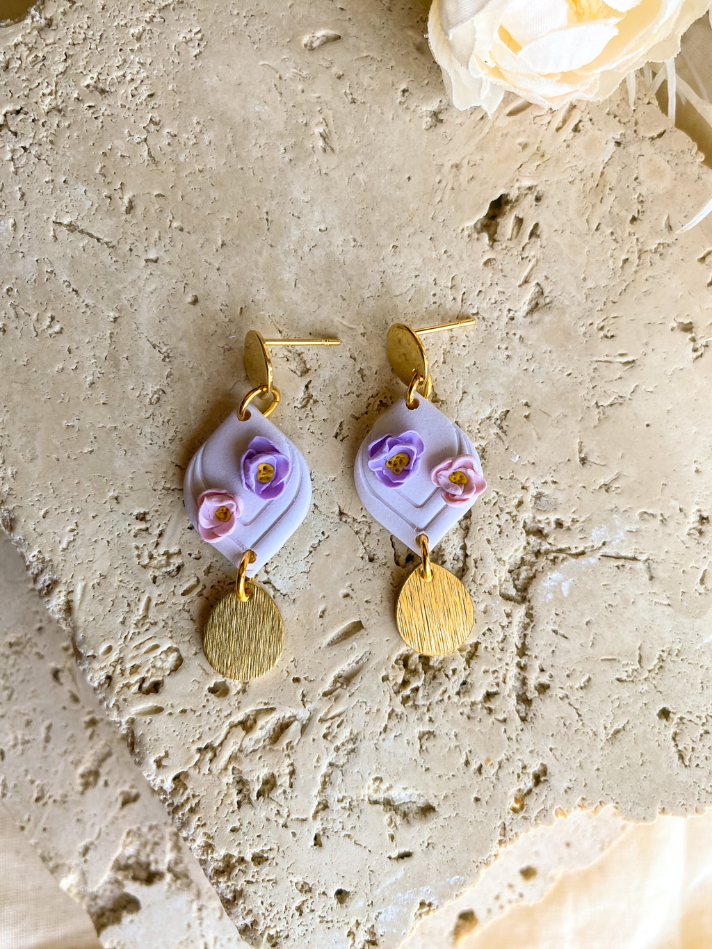 Rapunzel Clay Earrings