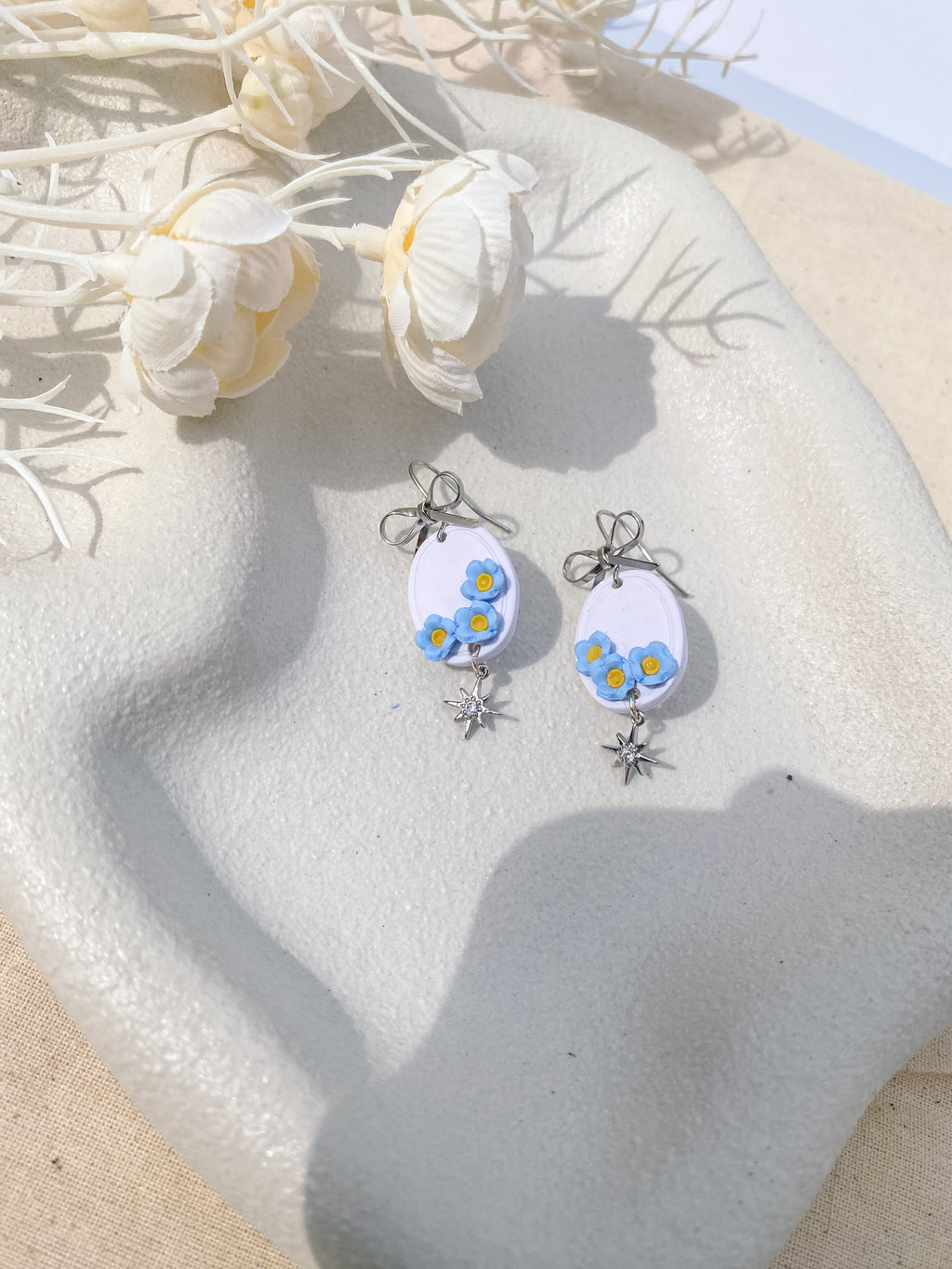 Cinderella Clay Earrings