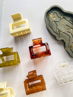Outline Rectangle Claw Clips